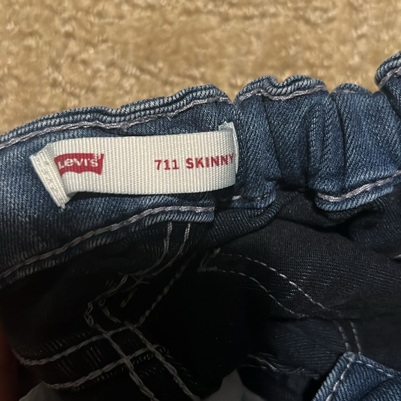 Levi’s kids youth 711 blue skinny jeans medium wash 10 regular - Picture 9 of 12